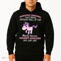 Annoyed Unicorn Funny Hoodie thumb 2