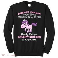 Annoyed Unicorn Funny Sweatshirt thumb 0