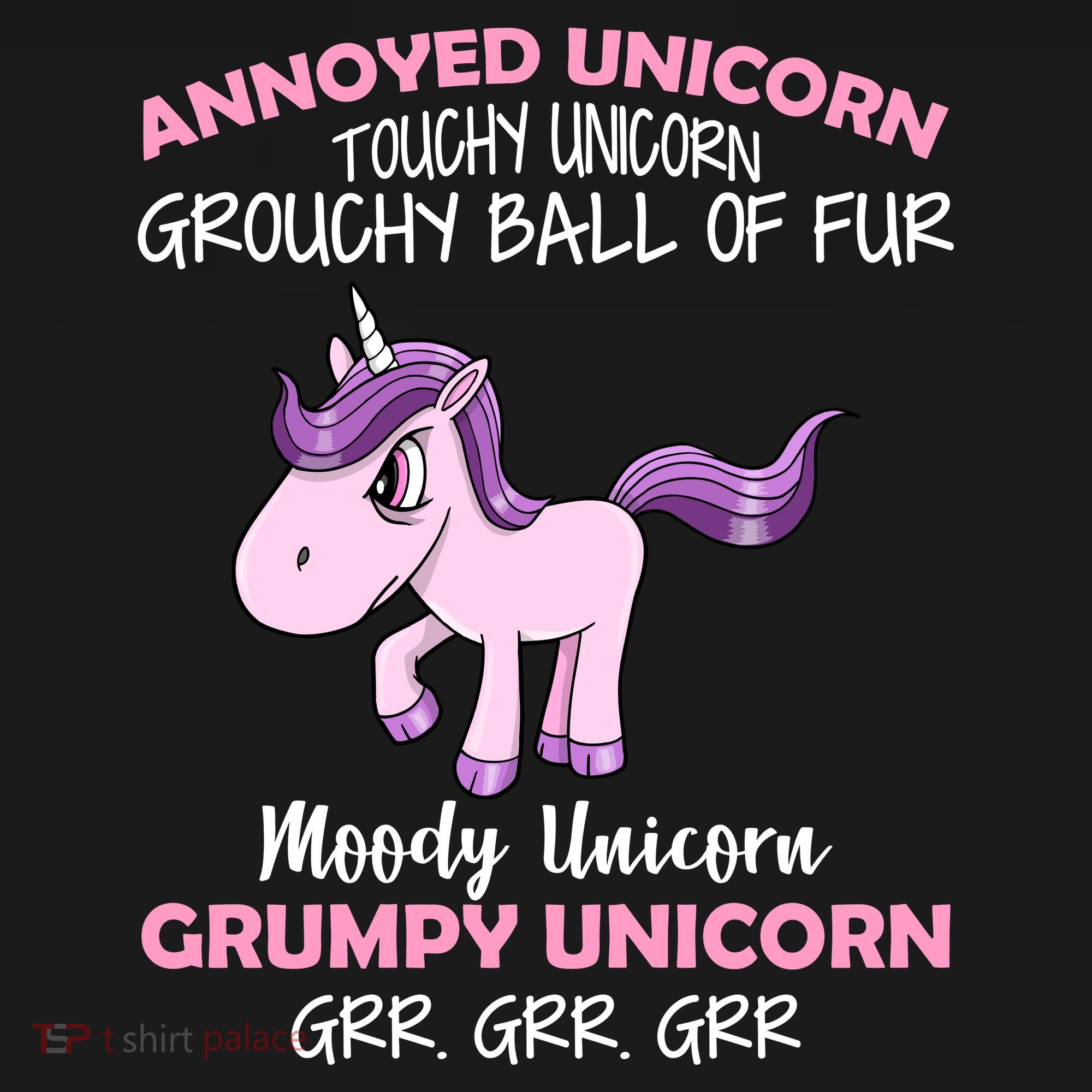Annoyed Unicorn Funny Bucket Hat