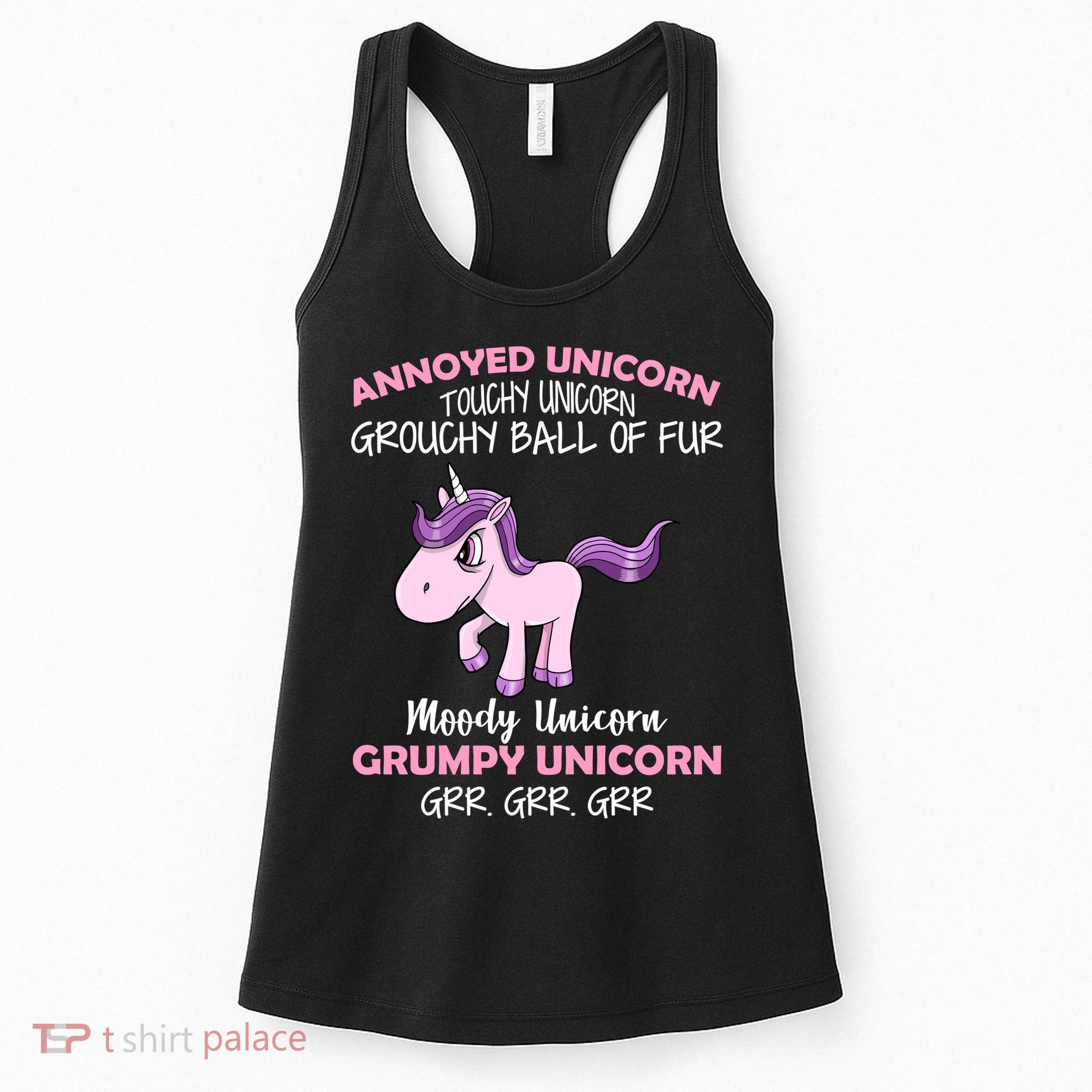 Annoyed Unicorn Funny Women's Tank Top
