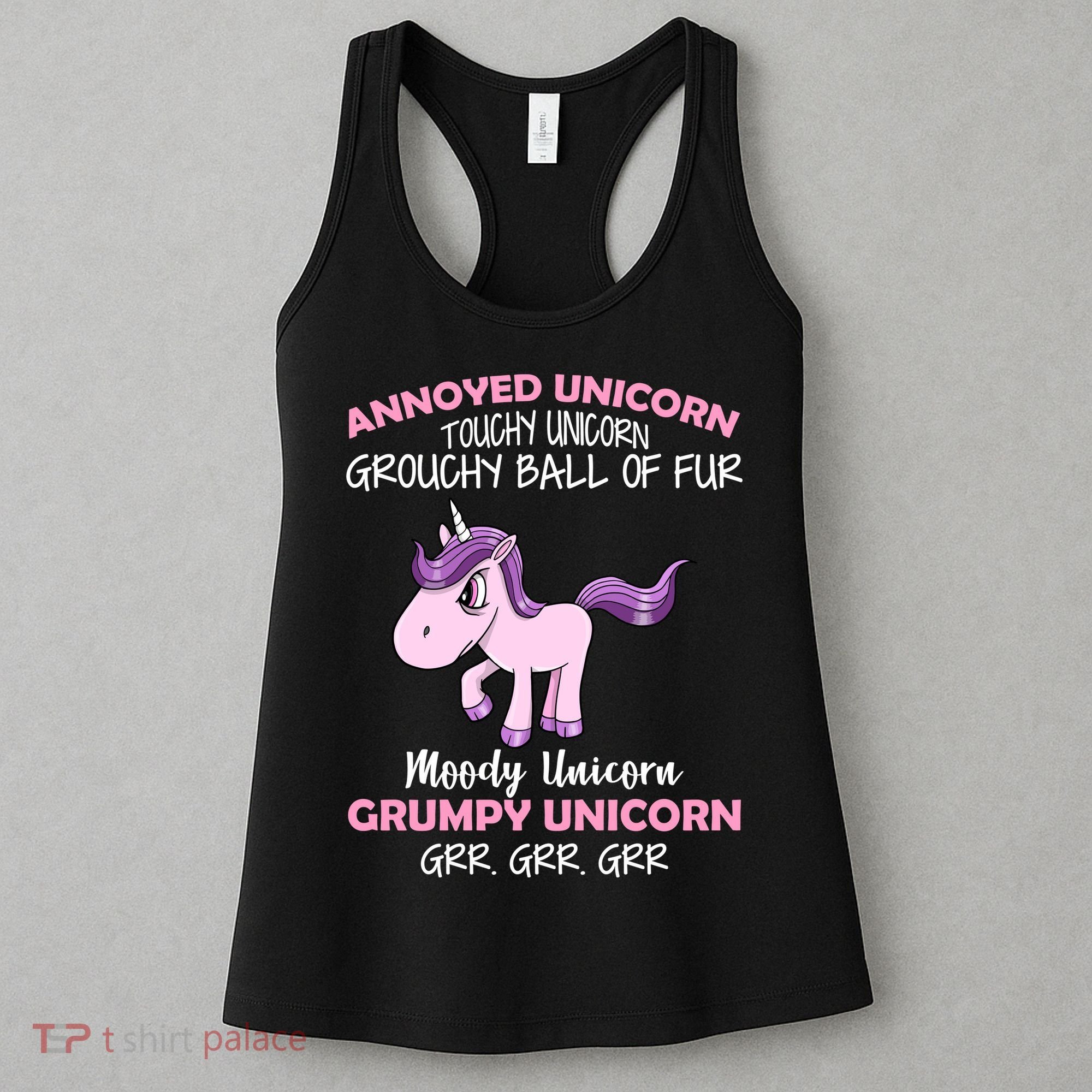 Annoyed Unicorn Funny Women's Tank Top