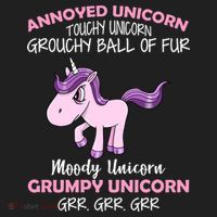 Annoyed Unicorn Funny Hat thumb 2