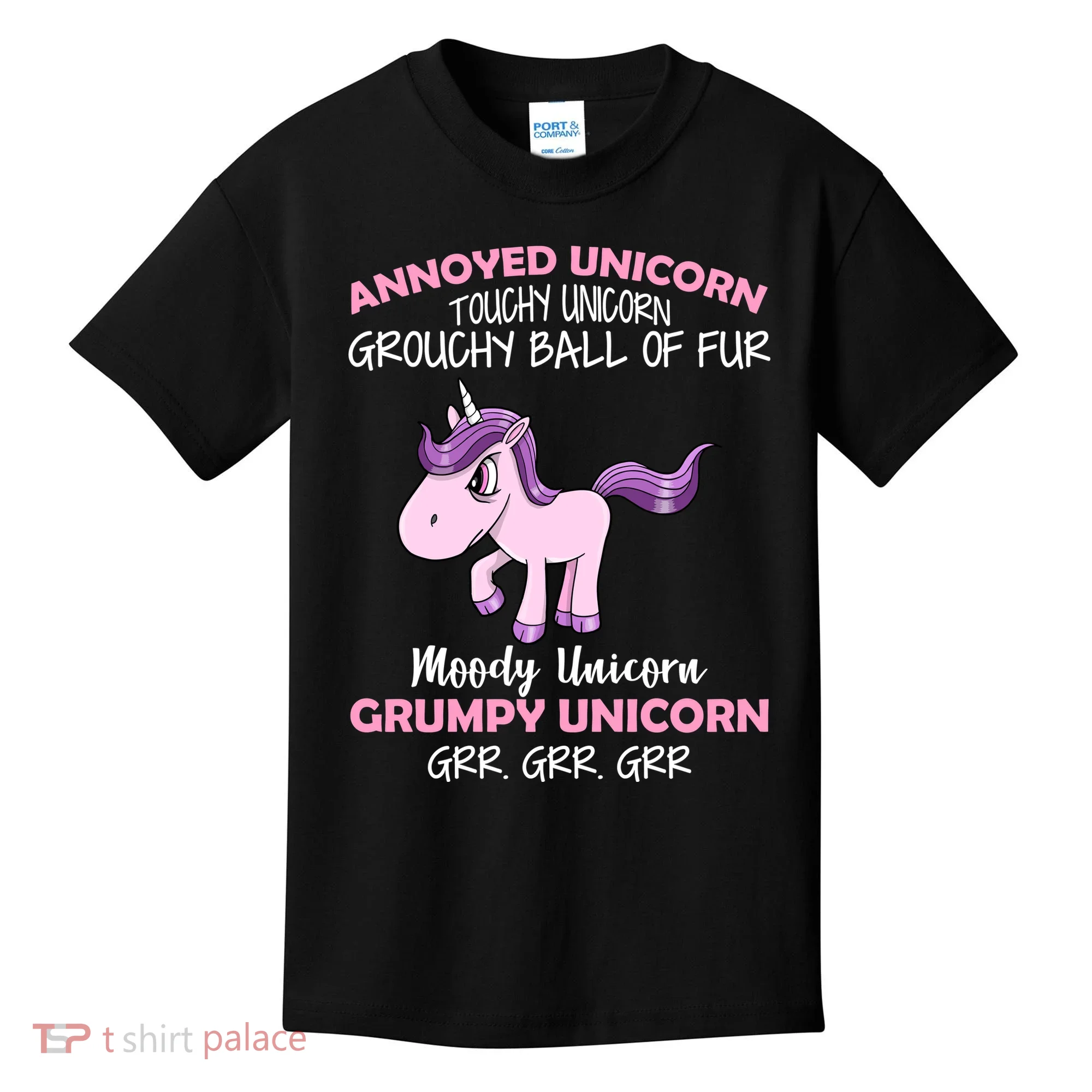 Annoyed Unicorn Funny Kids T-Shirt