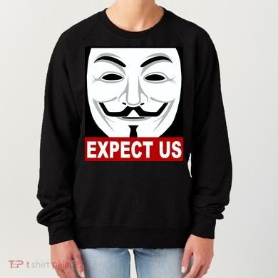 Anonymous Expect Us Internet Women's Sweatshirt