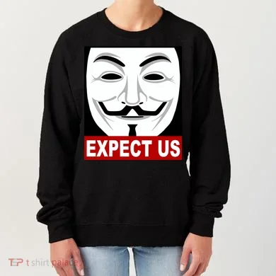 Anonymous Expect Us Internet Women's Sweatshirt