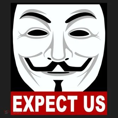 Anonymous Expect Us Internet Port Authority Basic Backpack