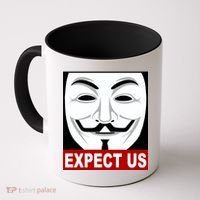 Anonymous Expect Us Internet Coffee Mug thumb 0