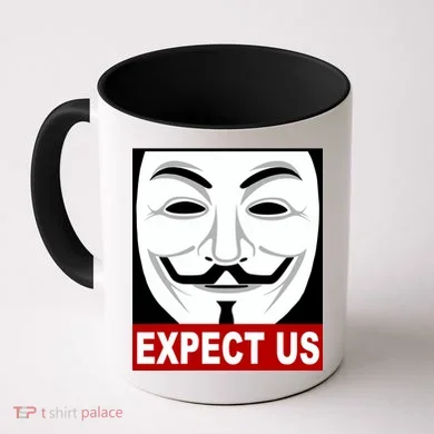 Anonymous Expect Us Internet Coffee Mug