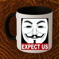 Anonymous Expect Us Internet Coffee Mug thumb 2