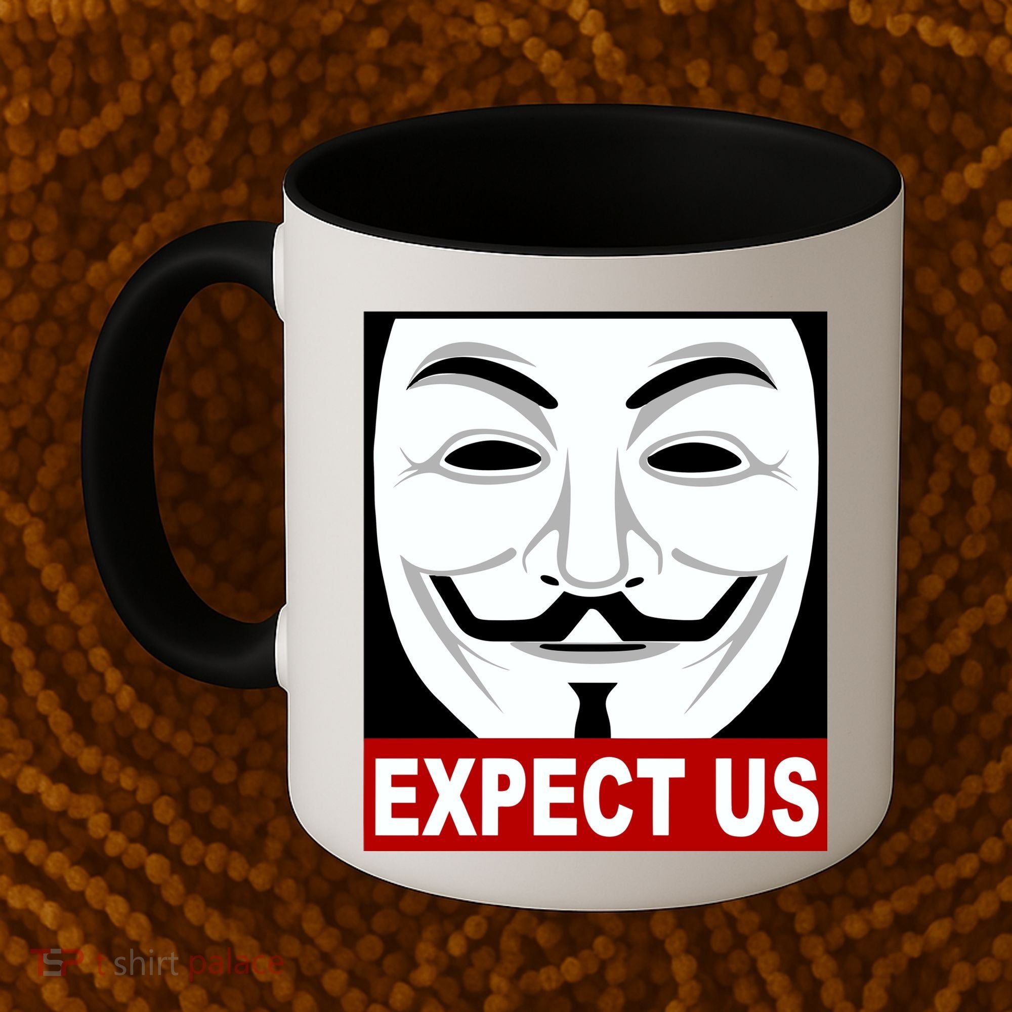 Anonymous Expect Us Internet Coffee Mug