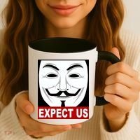 Anonymous Expect Us Internet Coffee Mug thumb 3