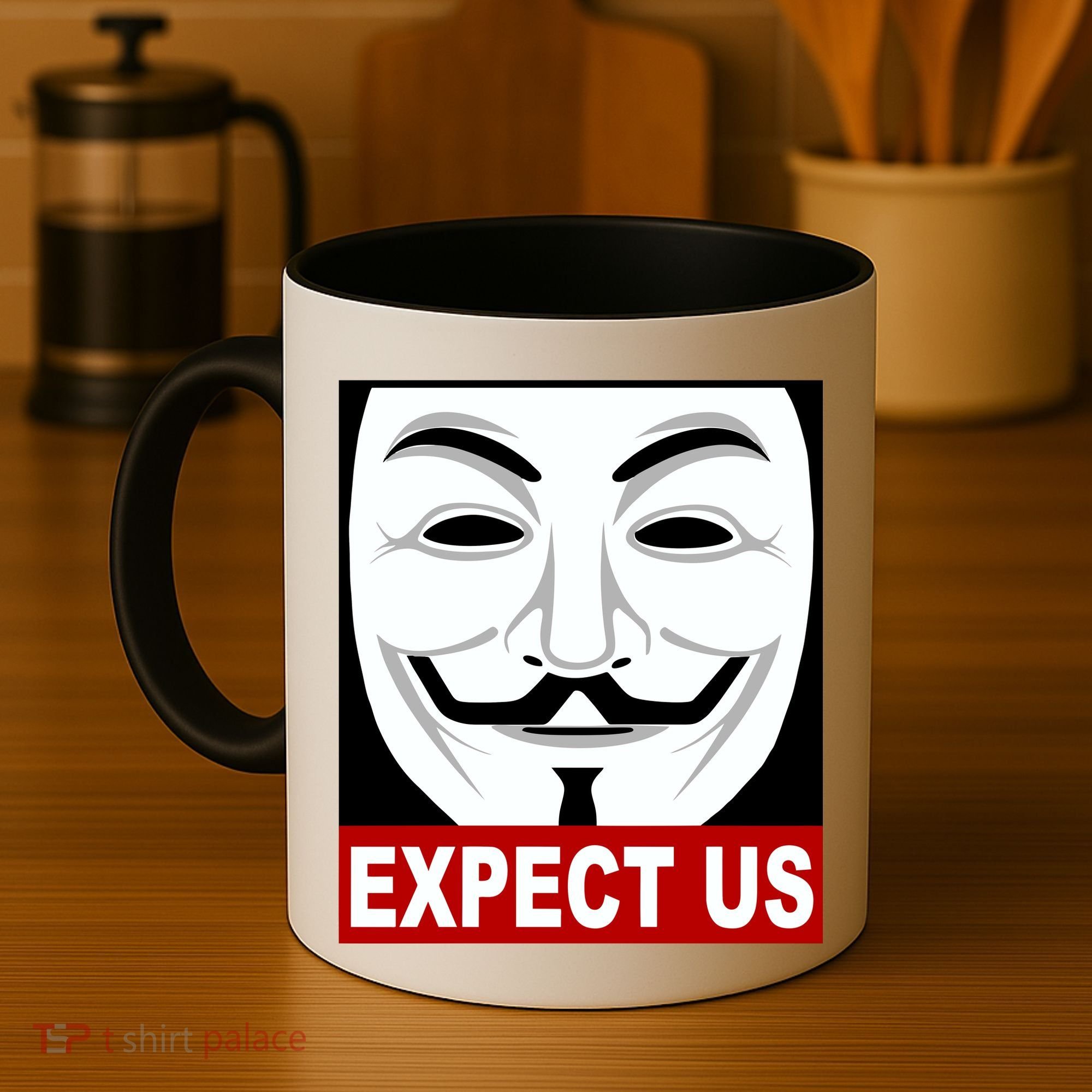 Anonymous Expect Us Internet Coffee Mug