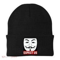 Anonymous Expect Us Internet Beanie thumb 0