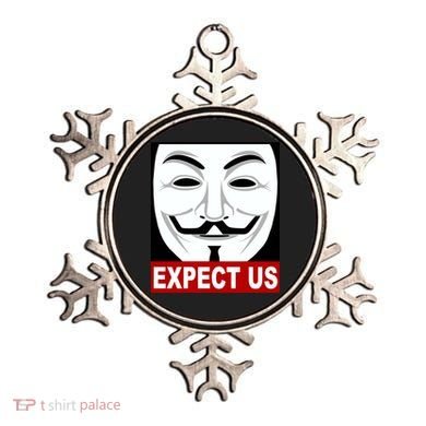Anonymous Expect Us Internet Ornament