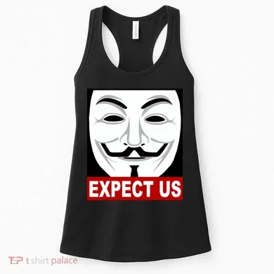 Anonymous Expect Us Internet Women's Tank Top