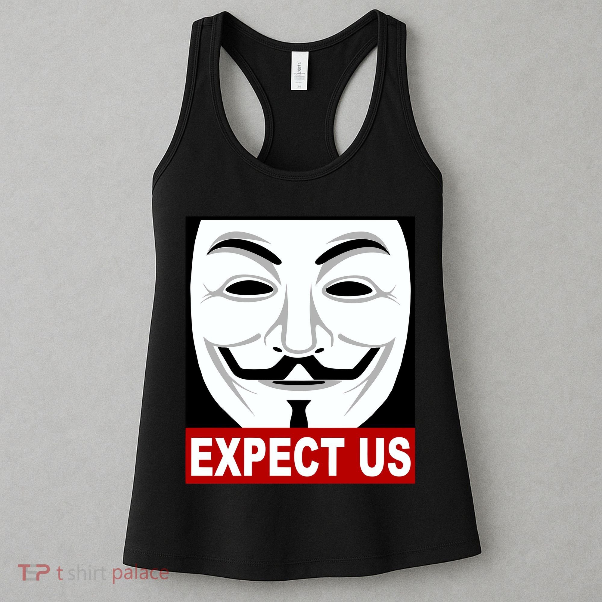 Anonymous Expect Us Internet Women's Tank Top