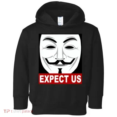 Anonymous Expect Us Internet Toddler Hoodie