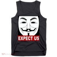 Anonymous Expect Us Internet Tank Top thumb 0