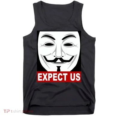 Anonymous Expect Us Internet Tank Top