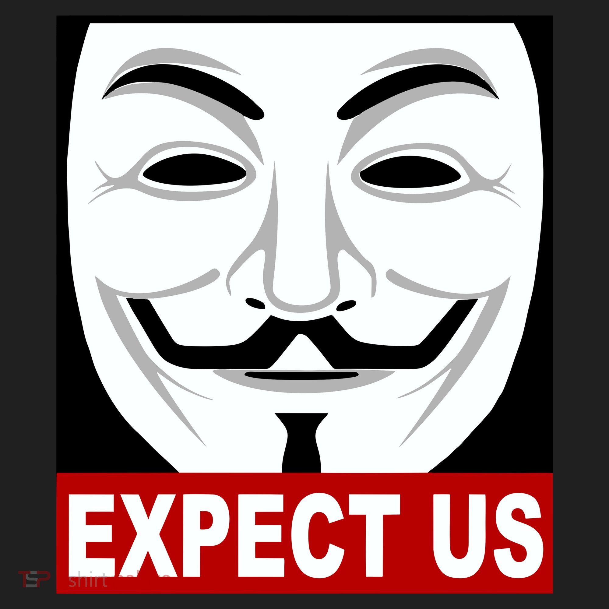 Anonymous Expect Us Internet Golf Towel