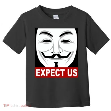 Anonymous Expect Us Internet Toddler T-Shirt