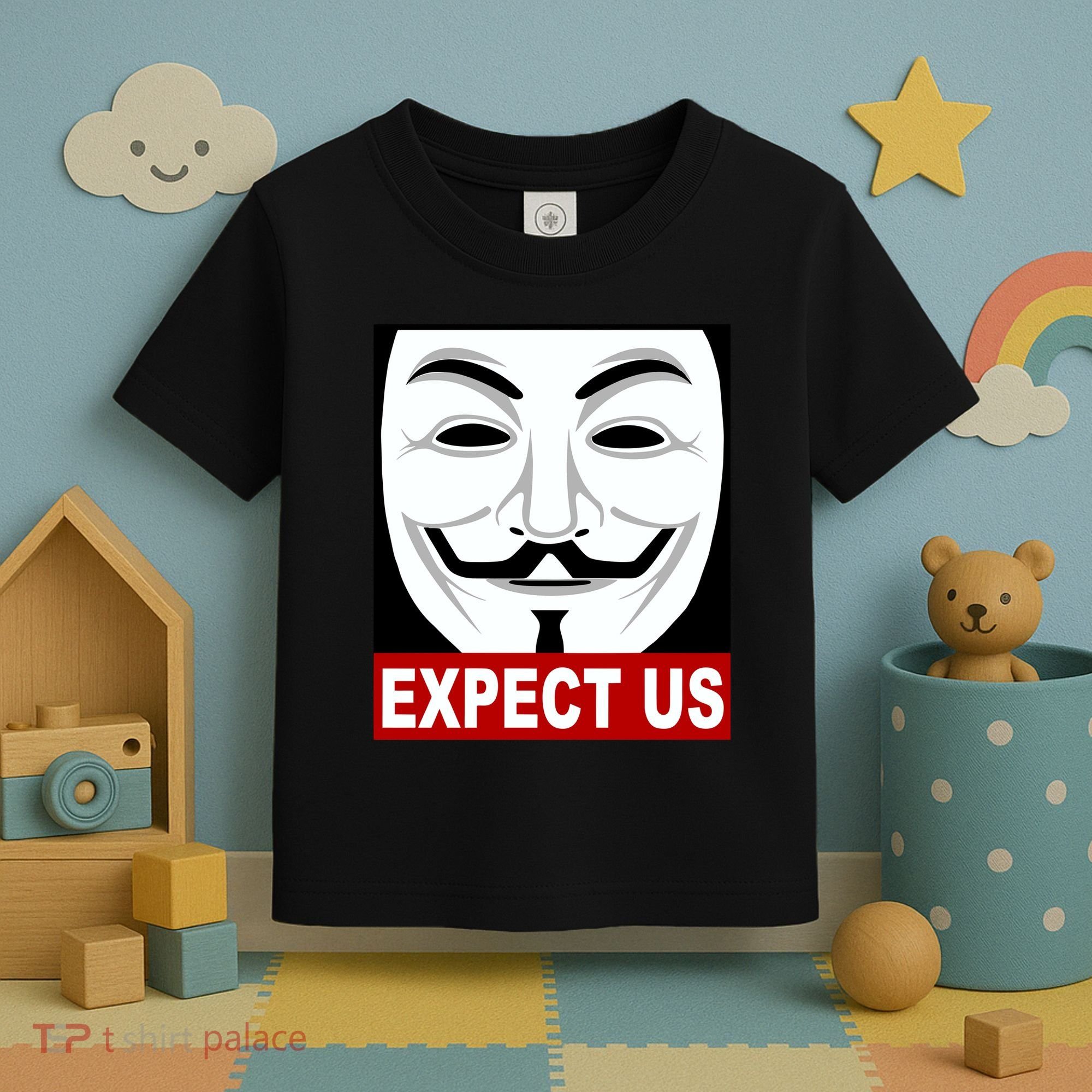 Anonymous Expect Us Internet Toddler T-Shirt