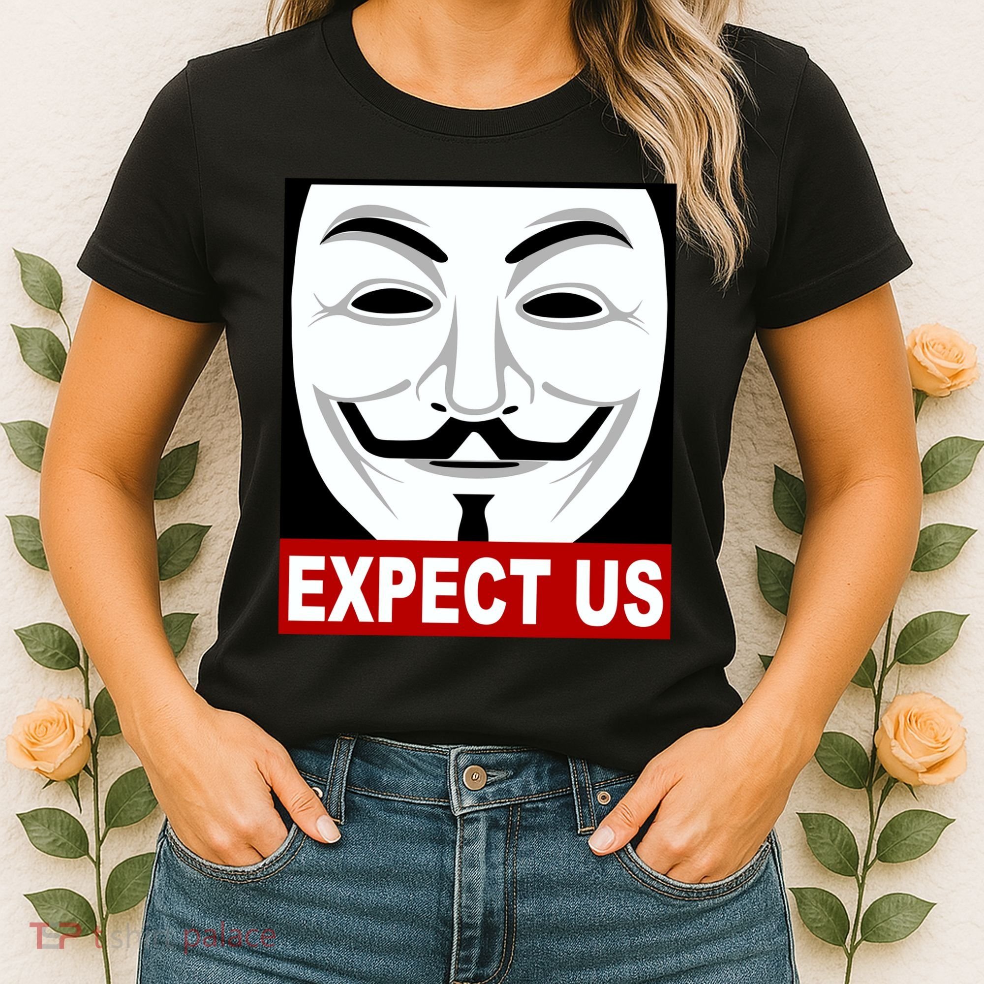 Anonymous Expect Us Internet Women's T-Shirt