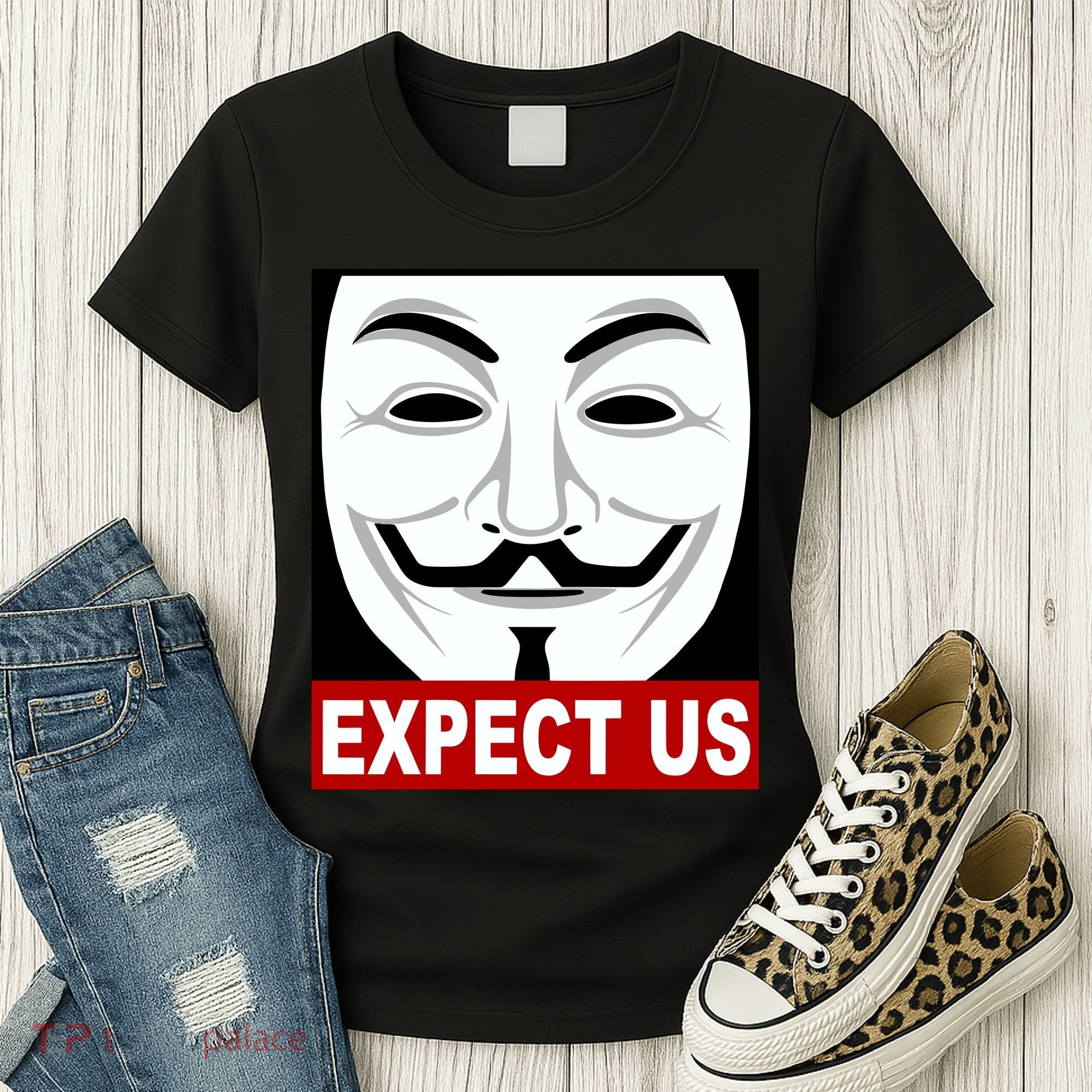 Anonymous Expect Us Internet Women's T-Shirt