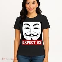 Anonymous Expect Us Internet Women's T-Shirt thumb 4