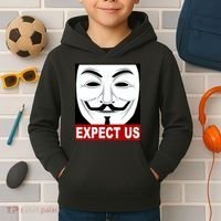 Anonymous Expect Us Internet Kids Hoodie thumb 2