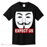 Anonymous Expect Us Internet Kids T-Shirt thumb 0