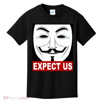 Anonymous Expect Us Internet Kids T-Shirt