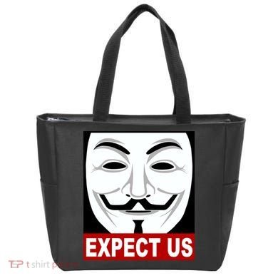 Anonymous Expect Us Internet Tote Bag