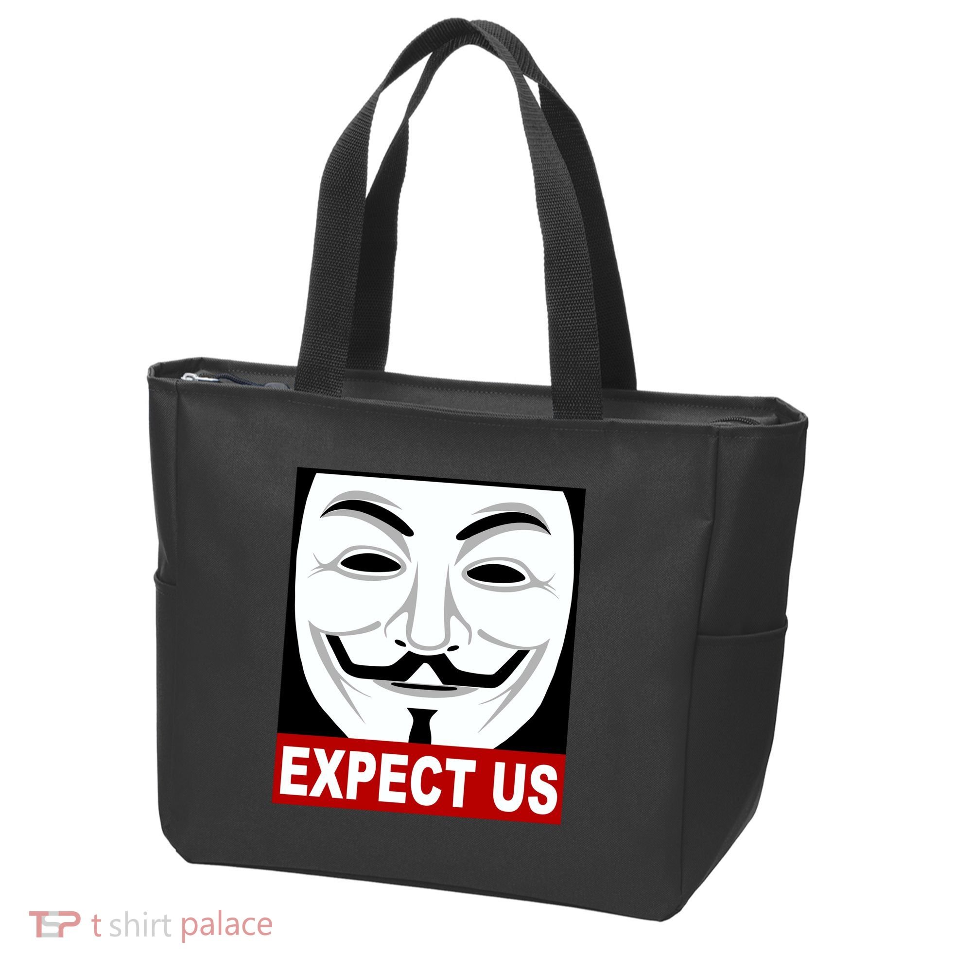 Anonymous Expect Us Internet Tote Bag