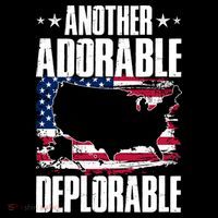 Another Adorable Deplorable Pro Trump Doggie Tank thumb 4
