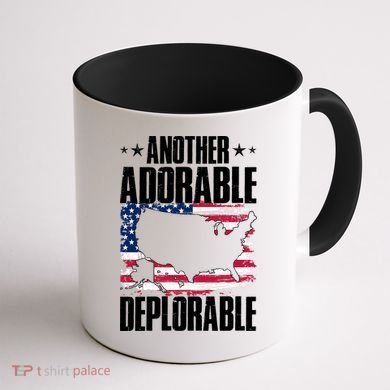 Another Adorable Deplorable Pro Trump Coffee Mug back