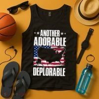 Another Adorable Deplorable Pro Trump Tank Top thumb 4