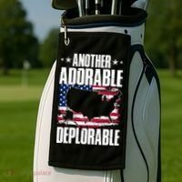 Another Adorable Deplorable Pro Trump Golf Towel thumb 2