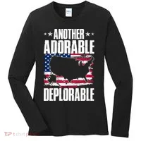 Another Adorable Deplorable Pro Trump Women's Long Sleeve Shirt thumb 0