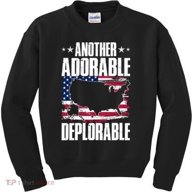 Another Adorable Deplorable Pro Trump Kids Sweatshirt