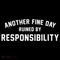 Another Fine Day Ruined By Responsibility Kids Long Sleeve Shirt thumb 2