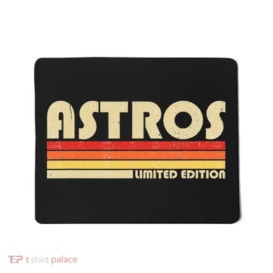 Astros Name Personalized Vintage Retro Gift Mousepad