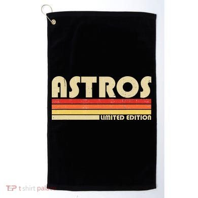 Astros Name Personalized Vintage Retro Gift Golf Towel