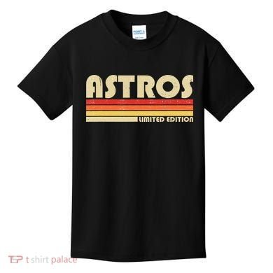 Astros Name Personalized Vintage Retro Gift Kids T-Shirt