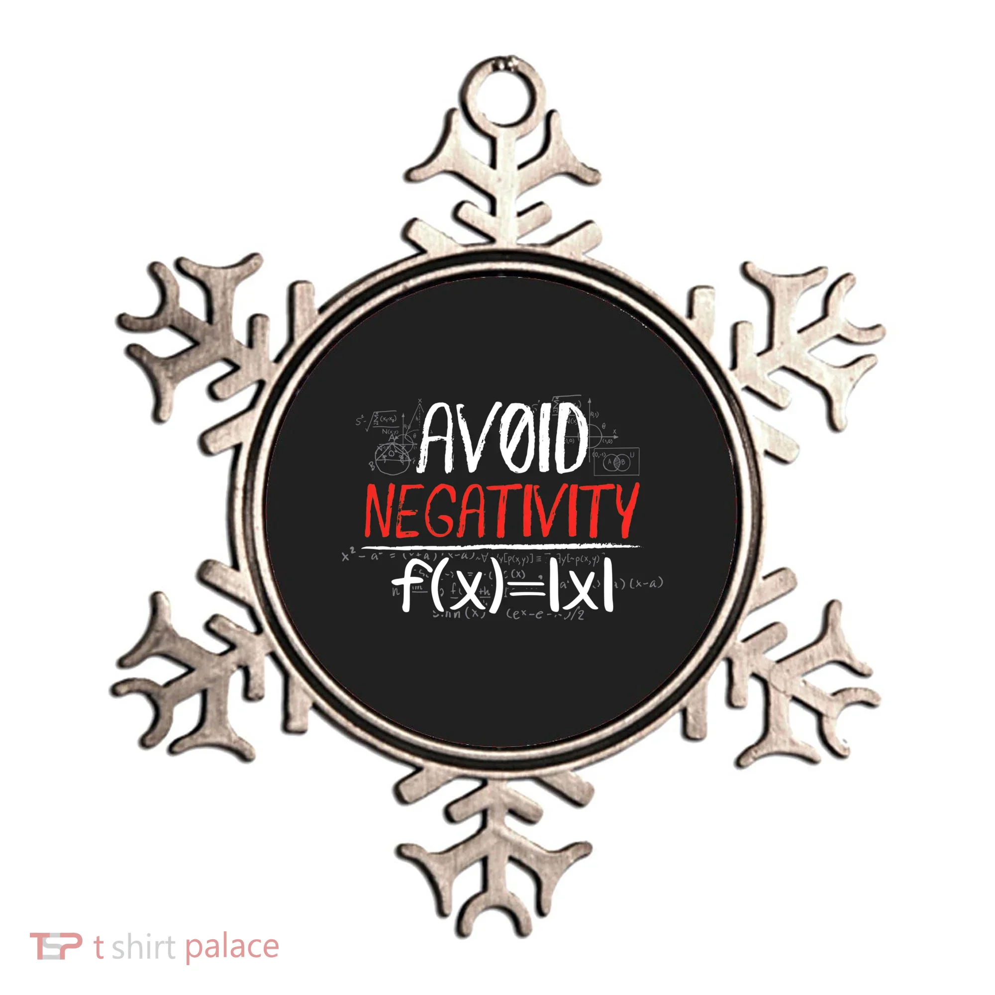 Avoid Negativity Positive Life Gift Ornament