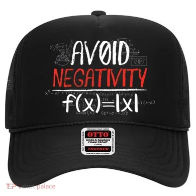 Avoid Negativity Positive Life Gift Hat