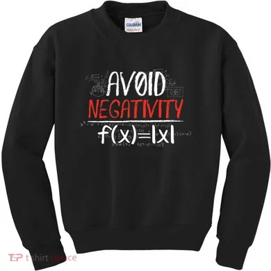 Avoid Negativity Positive Life Gift Kids Sweatshirt