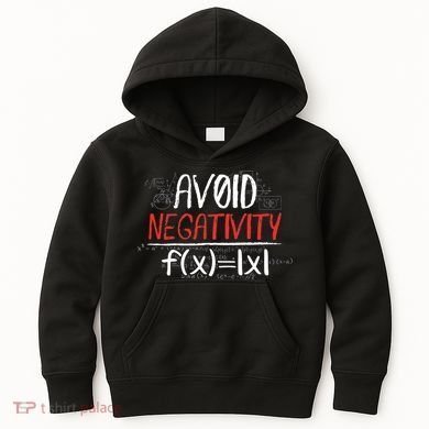 Avoid Negativity Positive Life Gift Kids Hoodie
