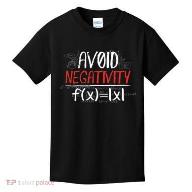 Avoid Negativity Positive Life Gift Kids T-Shirt