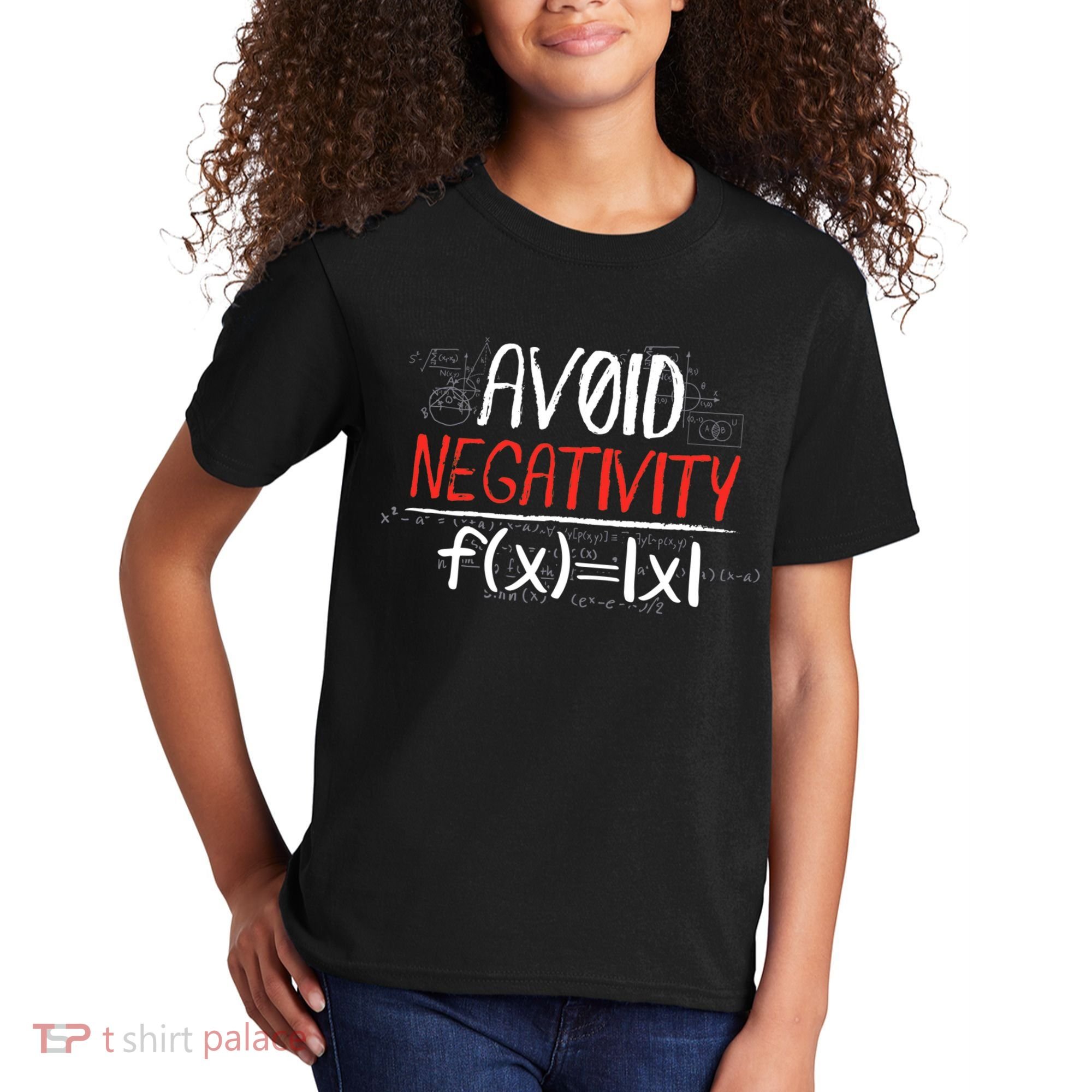 Avoid Negativity Positive Life Gift Kids T-Shirt
